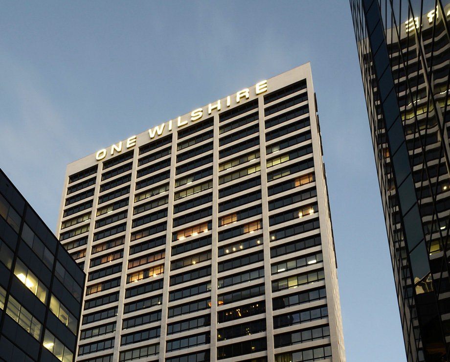 One Wilshire building exterior 